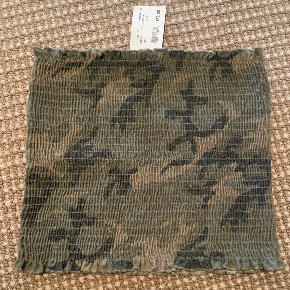 Camoflauge tube top